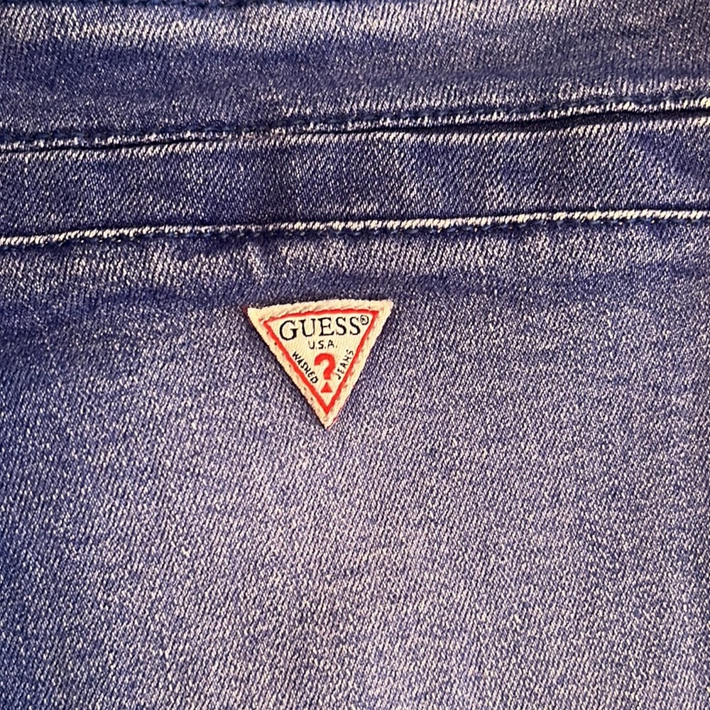 Guess Jean Button Up Shorts - image 5